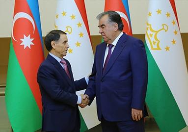 Novruz Məmmədov Tacikistan prezidenti ilə görüşdü