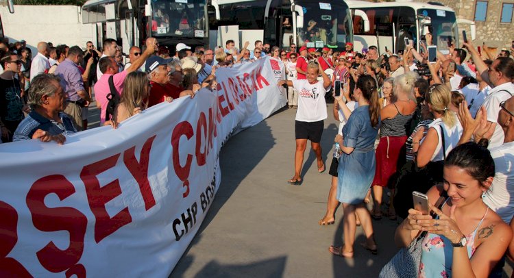 1500 seçici Bodrumdan İstanbula yollandı