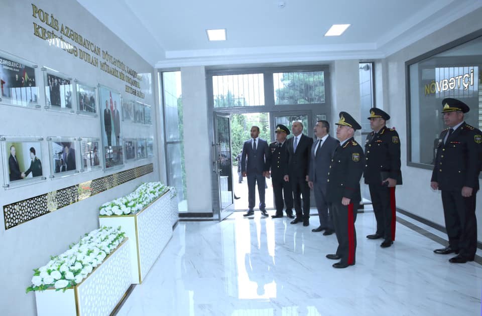 Sumqayıtda 5-ci Polis Bölməsinin açılışı olub - FOTO