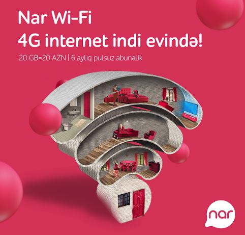 “Nar Wi-Fi” ilə bağ mövsümündə internetsiz qalma! 