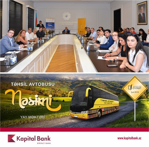 Kapital Bank “Təhsil avtobusu”nun rəsmi tərəfdaşıdı