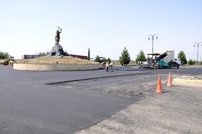 Goranboyda yeni yol çəkilir