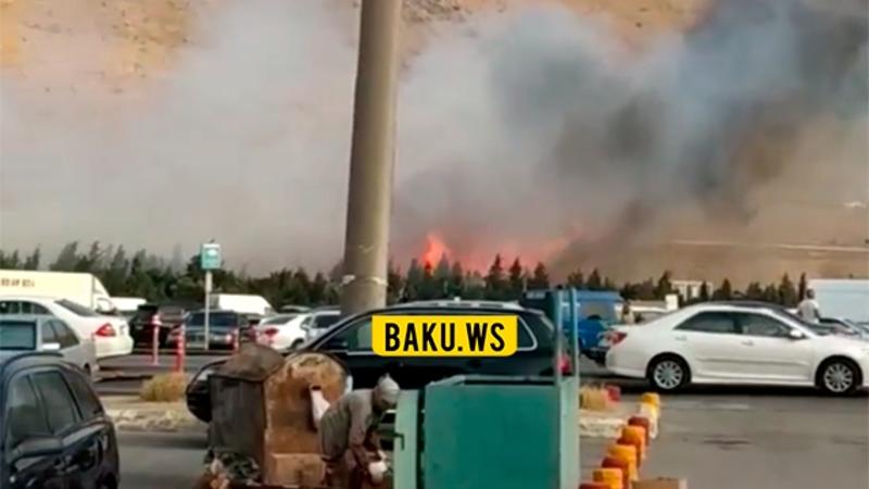 “Sədərək” yaxınlığındakı yanğın söndürüldü