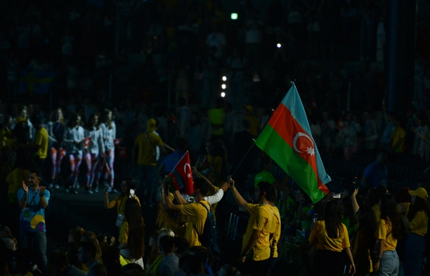 XV Avropa Gənclər Yay Olimpiya Festivalının bağlanışı - CANLI YAYIM