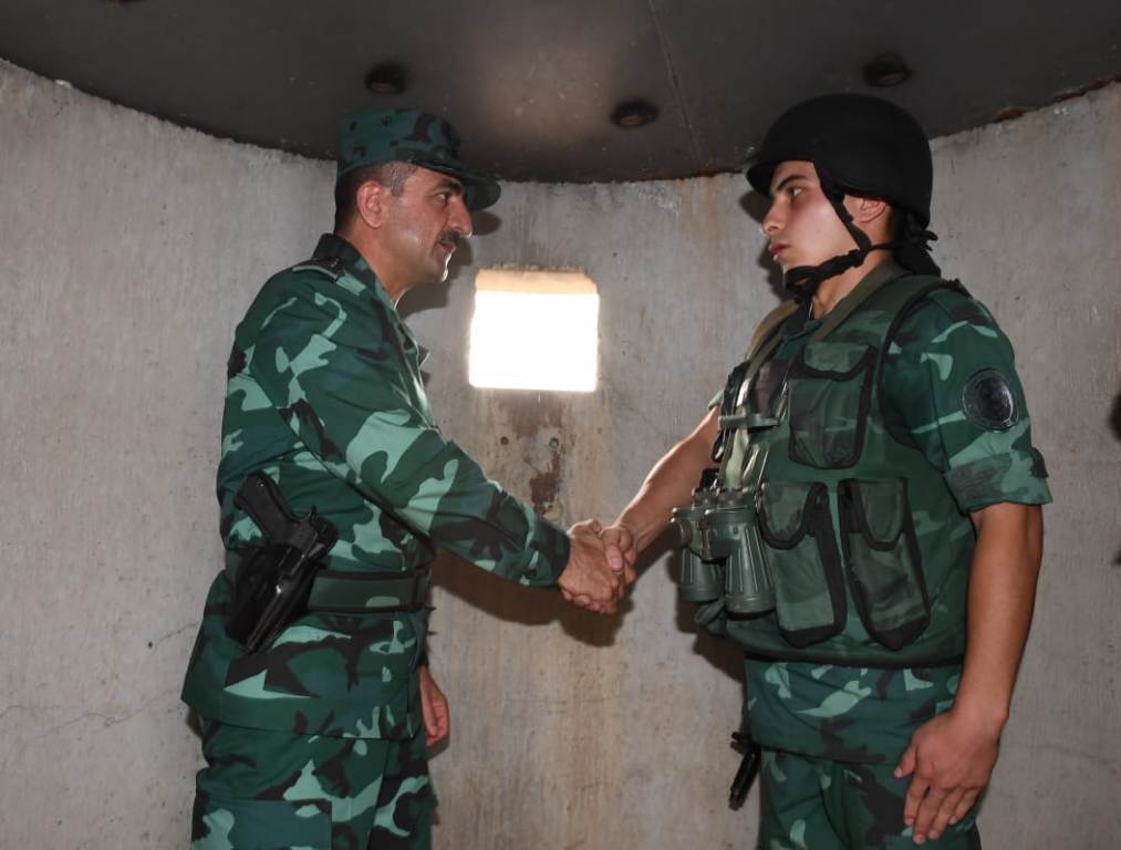Elçin Quliyev Ermənistanla sərhədə getdi