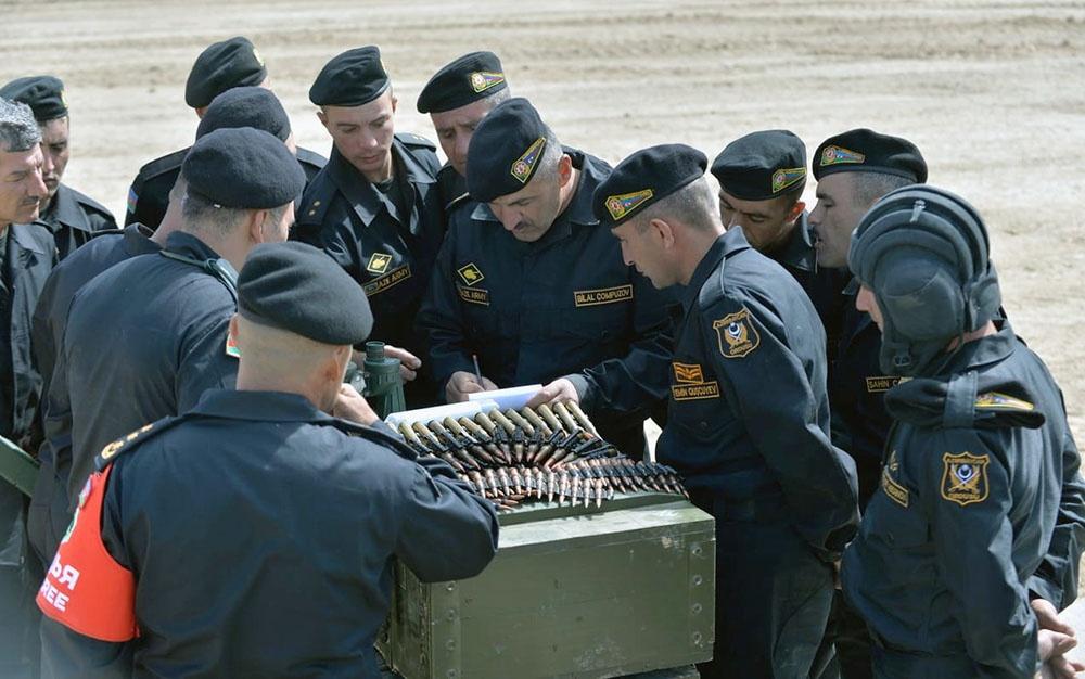 Azərbaycan tankları yoxlandı - FOTOLAR