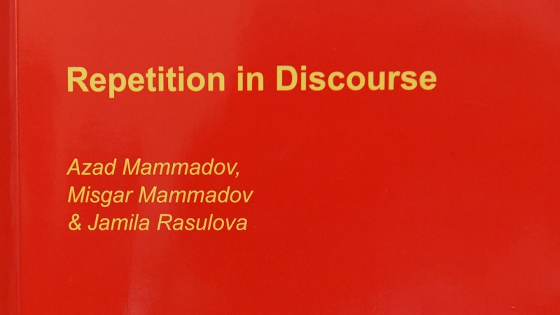 “Repetition in discourse” kitabı işıq üzü görüb  