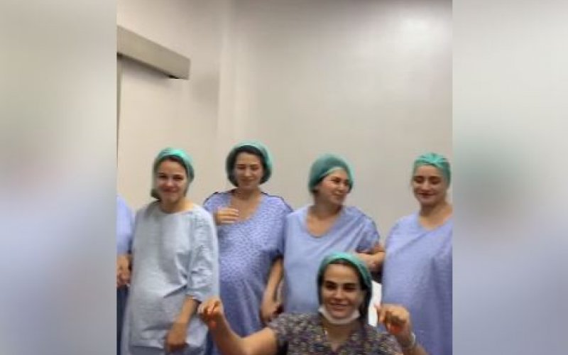 Azərbaycanda ginekoloq hamilə qadınlarla rəqs edib,  onları əməliyyata apardı - VİDEO