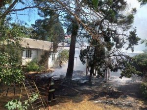 Bakıda uşaq bağçasında  yanğın olub