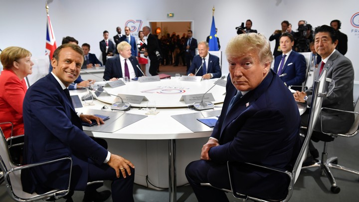 Tramp G7 liderləri ilə  dalaşdı - Rusiyaya görə