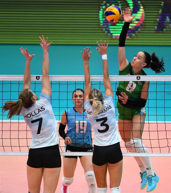Voleybol üzrə Azərbaycan millisi Estoniya yığmasına qalib gəlib