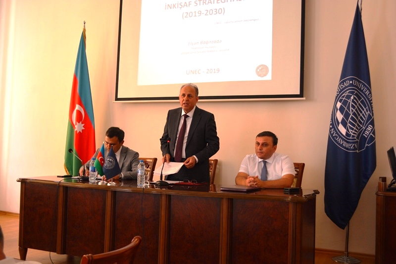 UNEC-in Nizamnaməsi və “UNEC-100” İnkişaf Strategiyası təqdim olundu