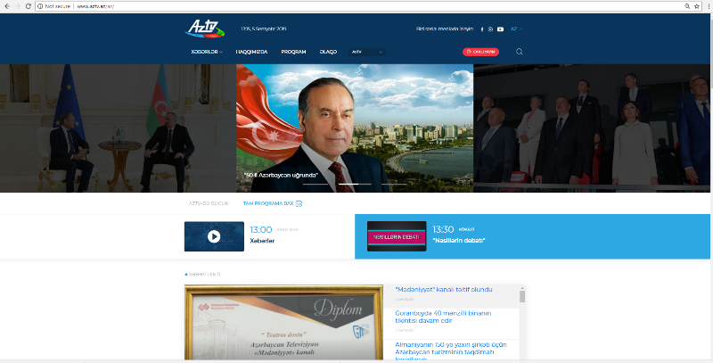 AzTV-nin saytı yeniləndi