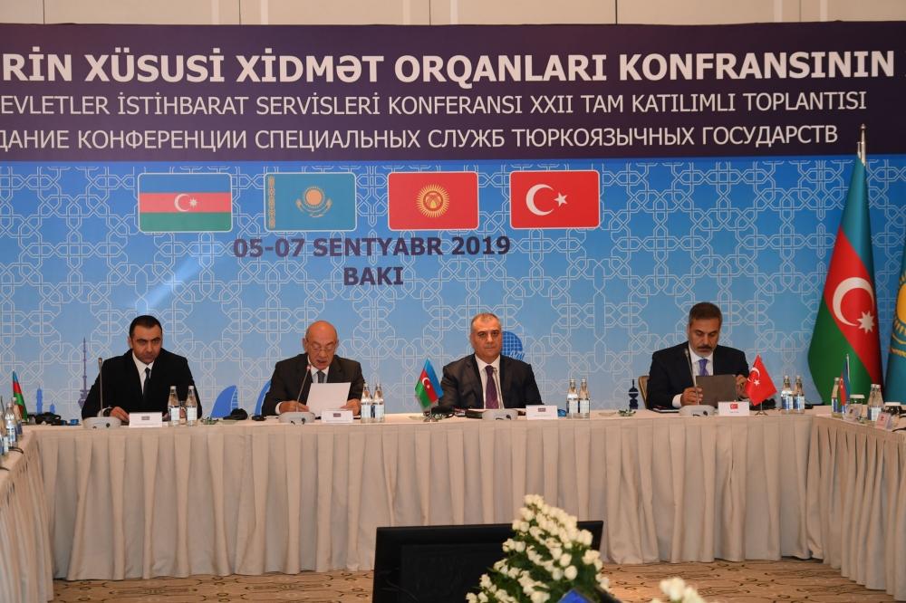 Bakıda Türkdilli Dövlətlərin Xüsusi Xidmət Orqanları Konfransının XXII iclası keçirilib - FOTOLAR