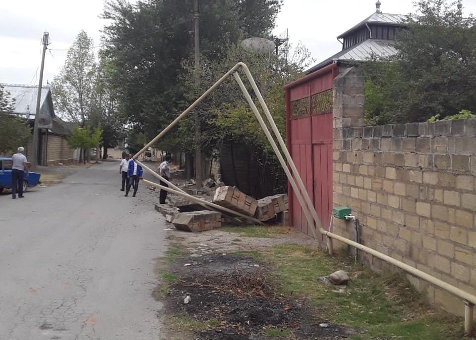 Ağsuda 450 ev qazsız qaldı
