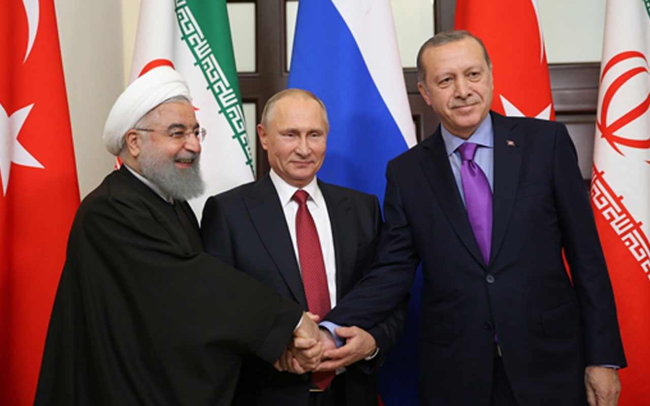 Ərdoğan, Ruhani, Putin bir arada 