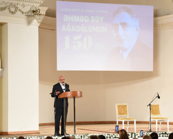 Əhməd bəy Ağaoğlunun 150 illik yubileyi keçirilib - FOTO