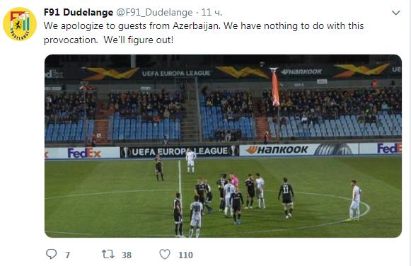 “Düdelanj” “Qarabağ”dan üzr istədi