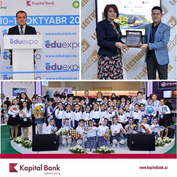 Kapital Bank Beynəlxalq Təhsil Sərgisinin rəsmi tərəfdaşıdır