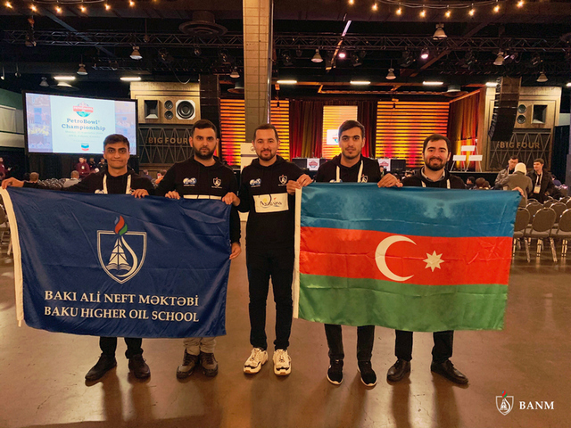 Bakı Ali Neft Məktəbinin tələbələri dünyanın nüfuzlu neft-qaz yarışında Azərbaycanı təmsil ediblər