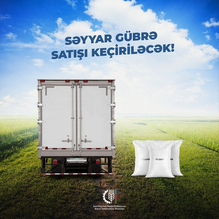 Növbəti səyyar gübrə satışı bu rayonlarda olacaq