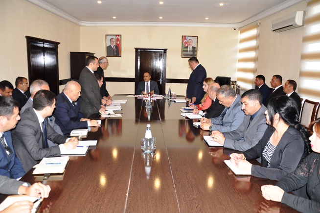 Goranboyun başçısı müşavirə keçirdi