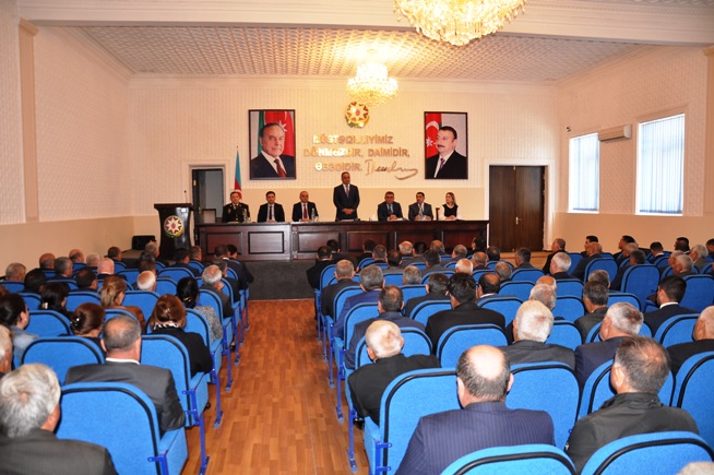 Goranboyda 9 ayın yekunu müzakirə olundu