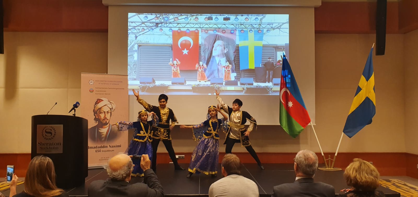 İsveçdə Nəsimi yaradıcılığına həsr olunmuş Poeziya Gecəsi keçirilib - FOTO