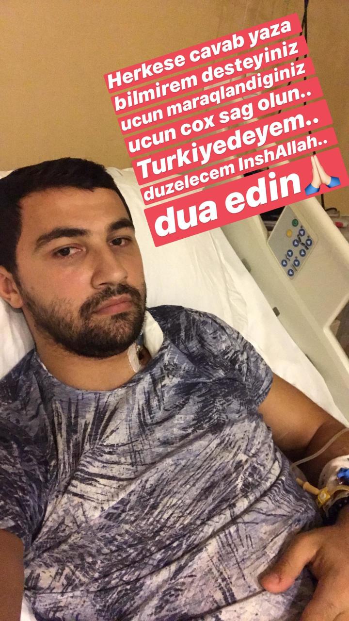 Ayxan Mamayev müalicə üçün Türkiyəyə aparıldı - FOTO