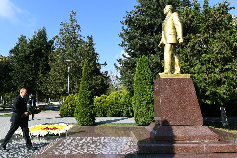 Prezident İlham Əliyev Qəbələyə gedib