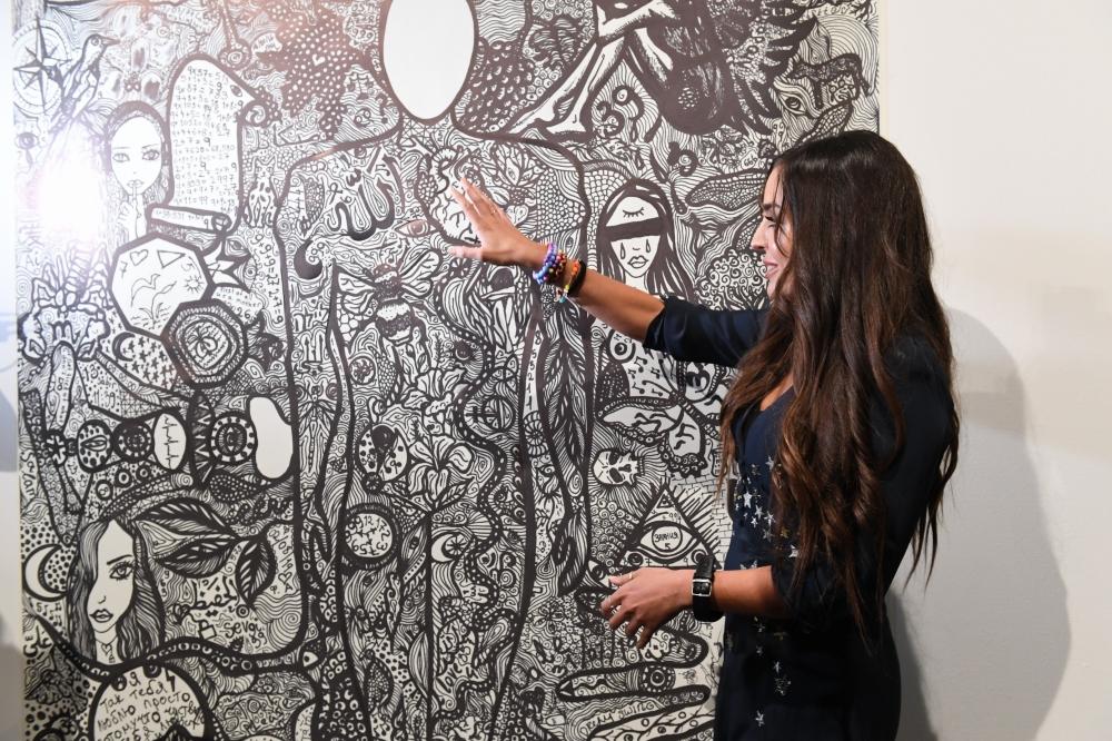 Leyla Əliyeva VIII Moskva Beynəlxalq Müasir İncəsənət Biennalesinin açılışında  - FOTOLAR