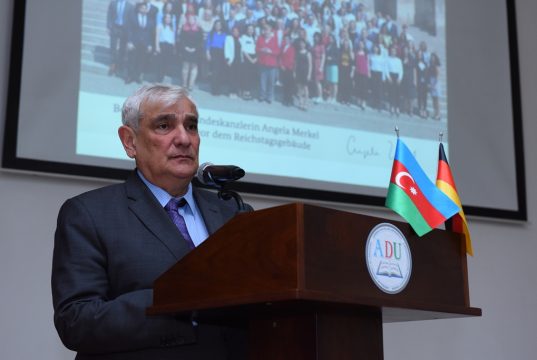 ADU-da Alman Bundestaqının Beynəlxalq Parlament Təqaüdü təqdim olundu