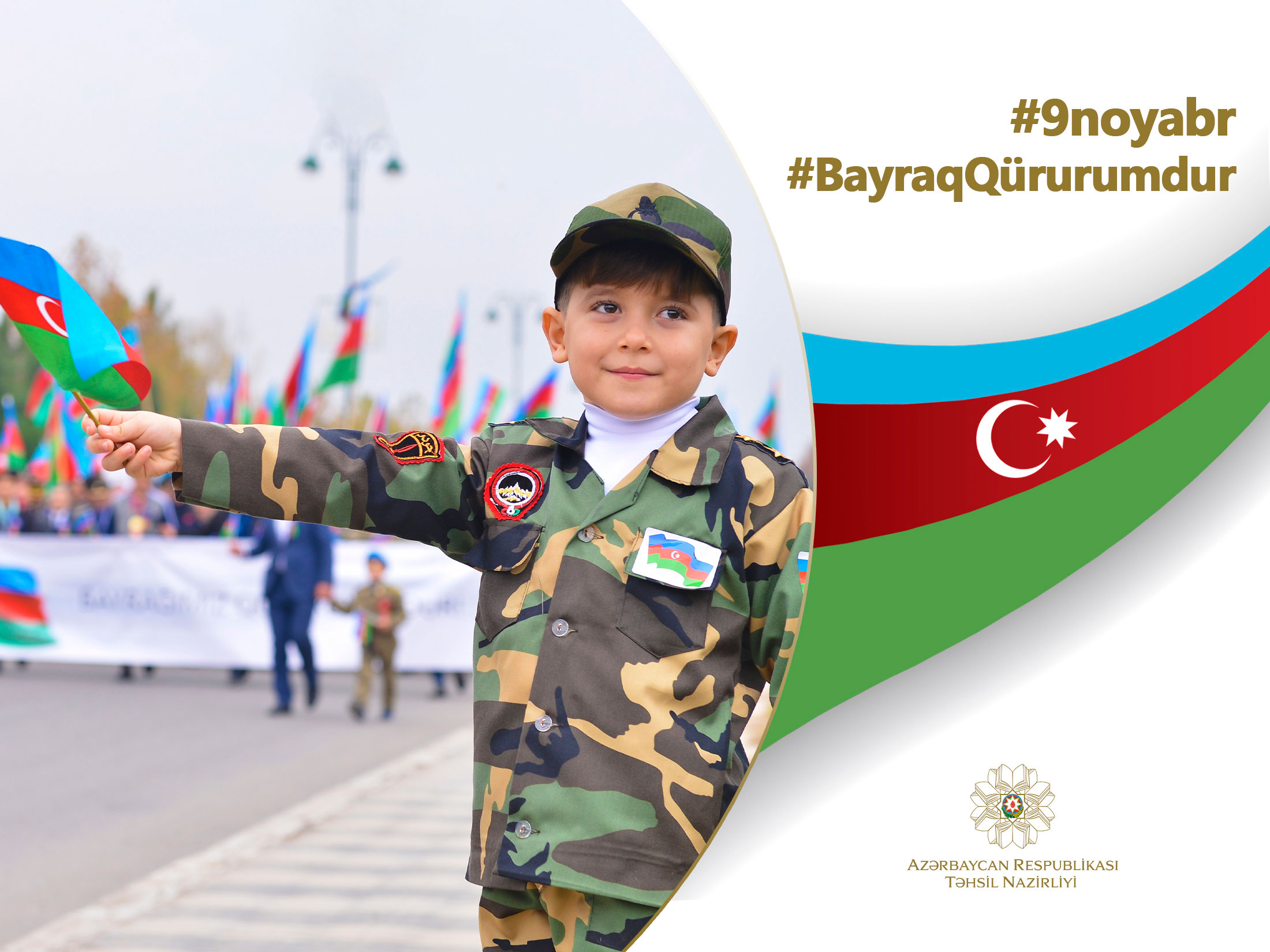 #BayraqQürurumdur və #9Noyabr həştəq paylaşımlarına start verilir