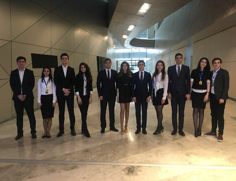 Mühəndislik Universitetinin tələbələri Milli Məclisdə  təcrübə keçiblər
