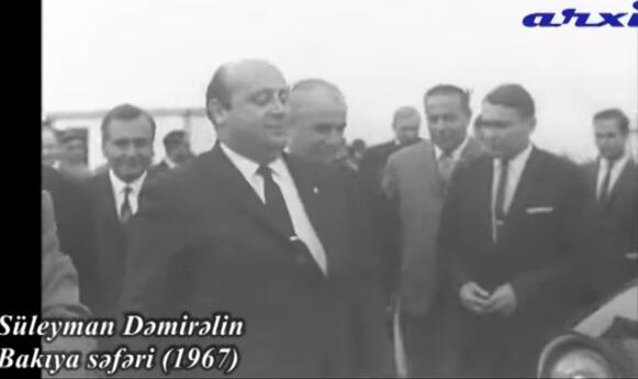 Dəmirəlin 1967-ci il Bakı səfərindən tarixi kadr - VİDEO