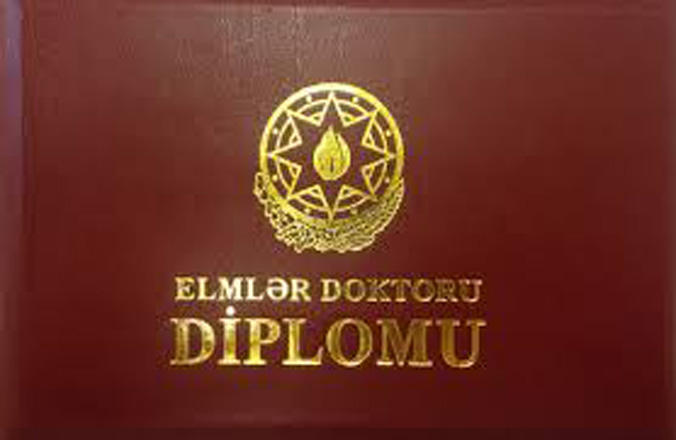 Alimlərə verilən şəhadətnamələrin forması təsdiqləndi