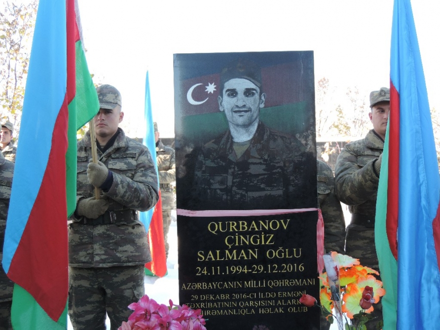 Milli Qəhrəman Çingiz Qurbanovun ad günü qeyd edilib - FOTO