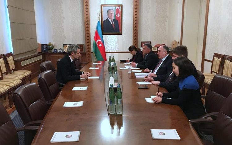 Elmar Məmmədyarov Fransa səfirini qəbul edib  
