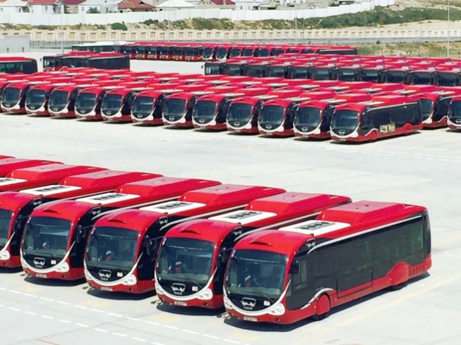 Avtobus parklarının yenilənmə prosesi başladı