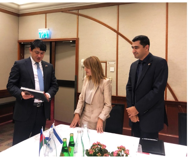 Dövlət Komitəsinin sədri Knessetın deputatı Mark İfraimovla görüşüb