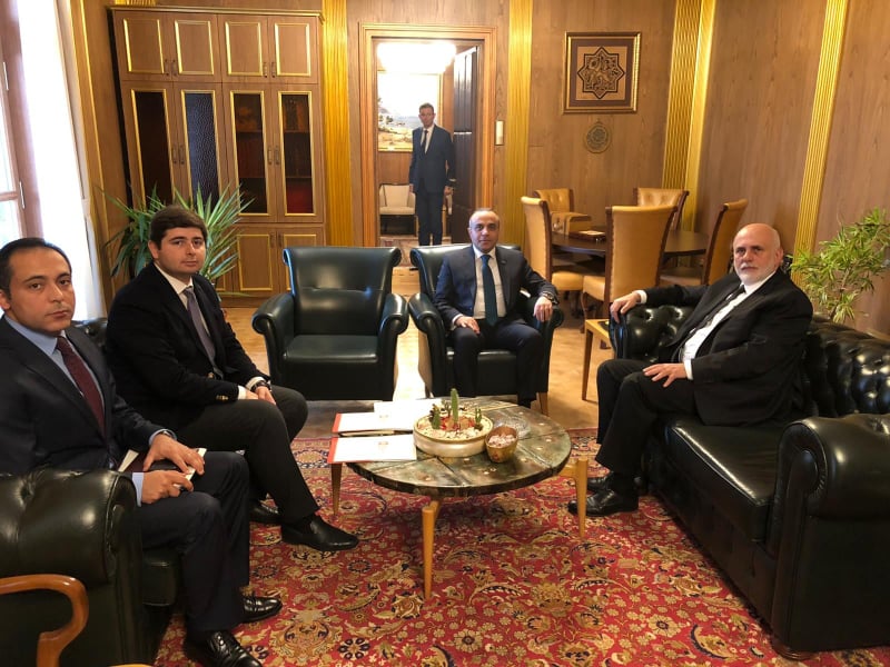 Azay Quliyev Türkiyə parlamentinin vitse-spikeri ilə görüşüb  