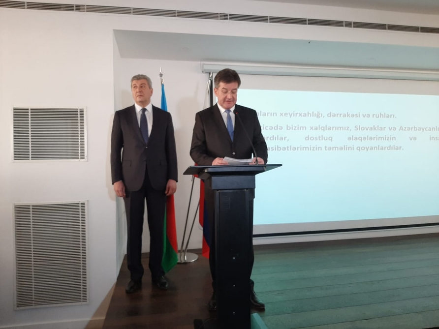 Azərbaycanda Slovakiyanın səfirliyi açıldı