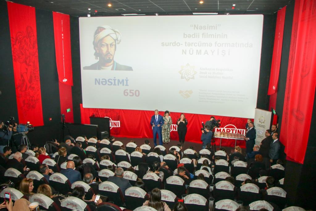 “Nəsimi” bədii filminin surdotərcümə versiyasının təqdimatı olub - VİDEO