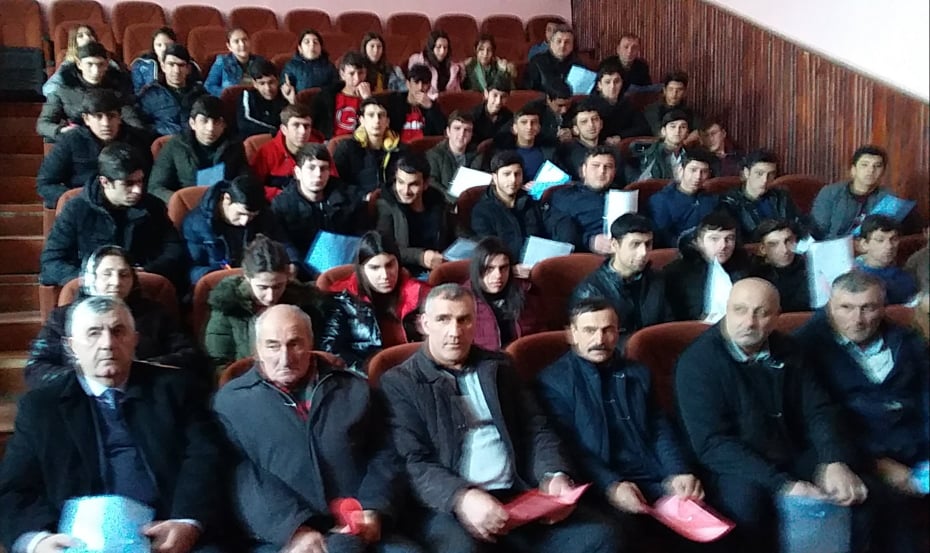 Jurnalist təşkilatı Xaçmazda tədbir keçirib