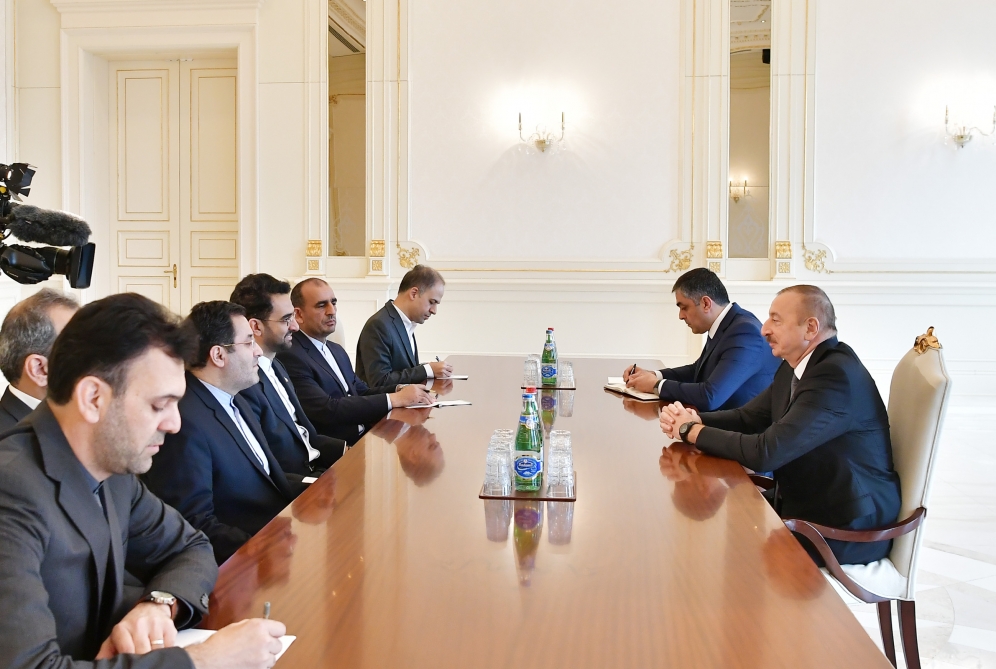 Prezident İranın Rabitə və İnformasiya Texnologiyaları nazirini qəbul edib 