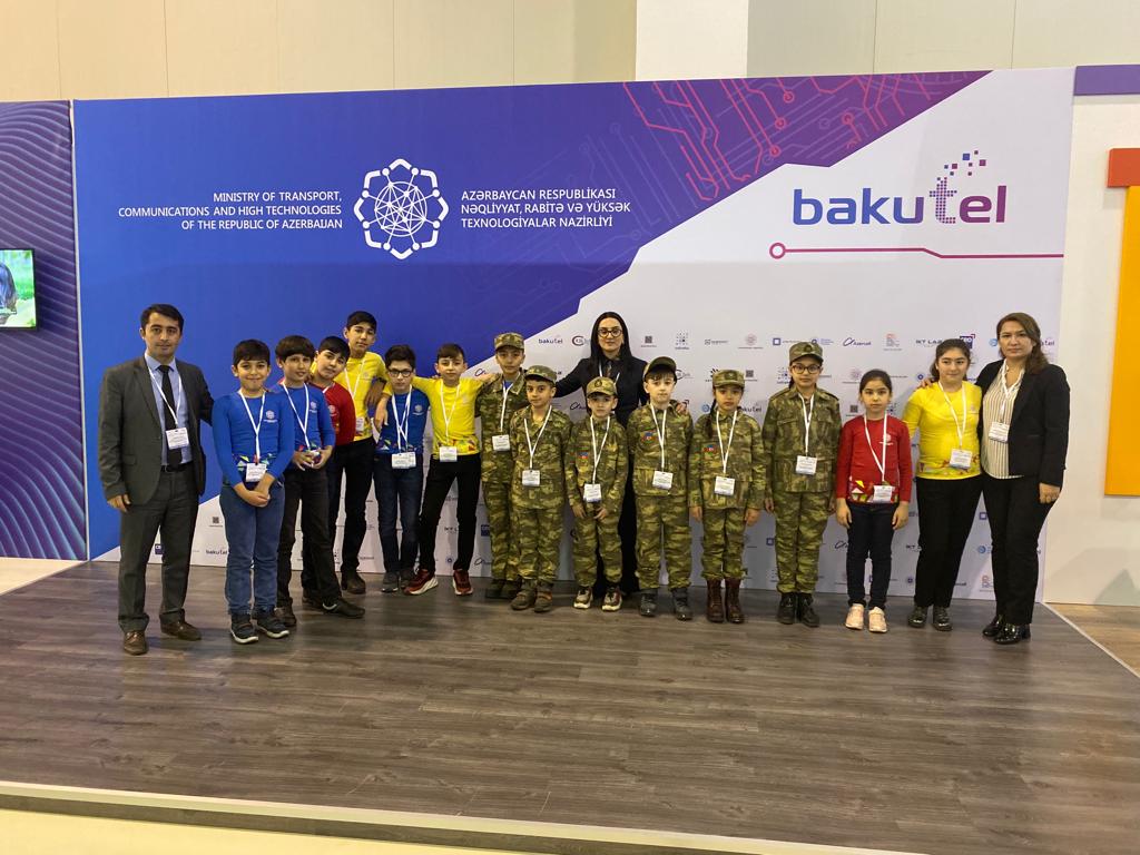 Şəhid övladları “Bakutel 2019” sərgisində - FOTO