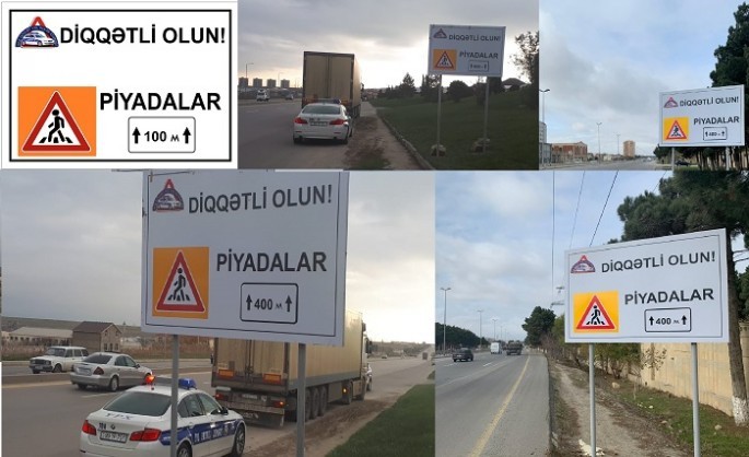 Yol polisindən piyadavurmaların qarşısını alacaq YENİLİK - VİDEO