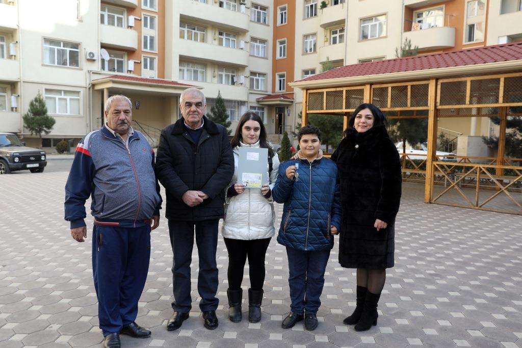 Milli Qəhrəmanın ailəsinə üçotaqlı mənzil verildi