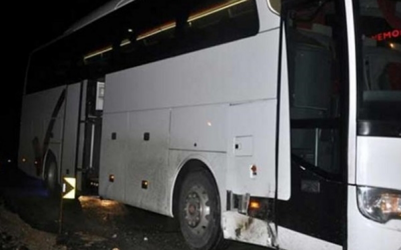 Sərnişin avtobusu qəzaya uğradı: 25 yaralı