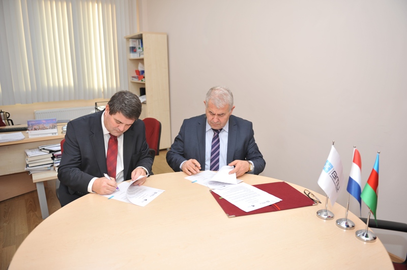 BMU ilə Hollandiya Biznes Akademiyası arasında müqavilə imzalanıb  